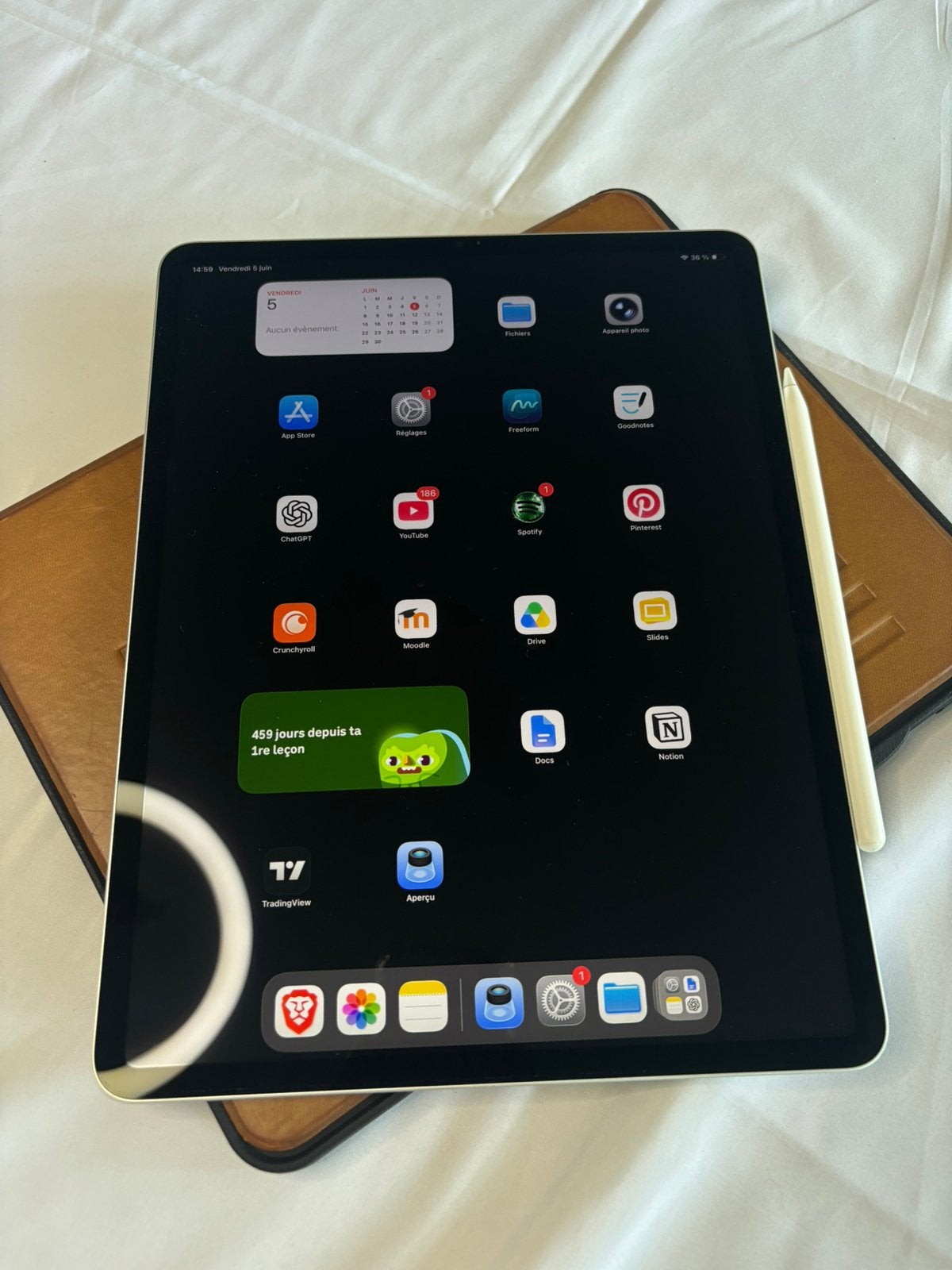 Ipad pro 12.9 5e gen 256 gb, Enlèvement, Comme neuf, 256 GB