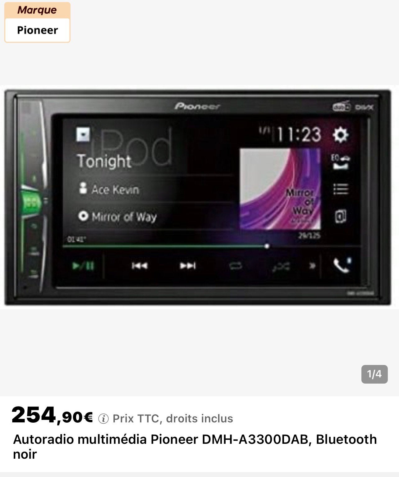 Pioneer DMH-A3300DAB, Enlèvement ou Envoi, Comme neuf