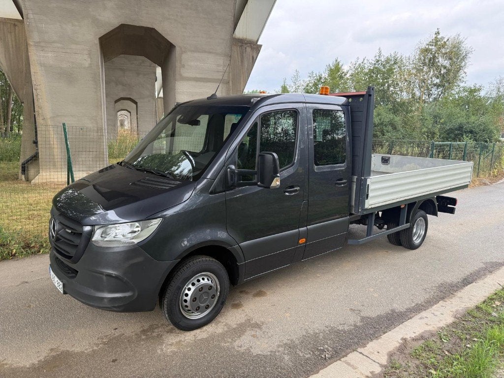 Mercedes Sprinter 519/2.0CDI/L3H1/9G-Automatic/6place/190CV!, Autos, Cuir, Argent ou Gris, Achat, Entreprise