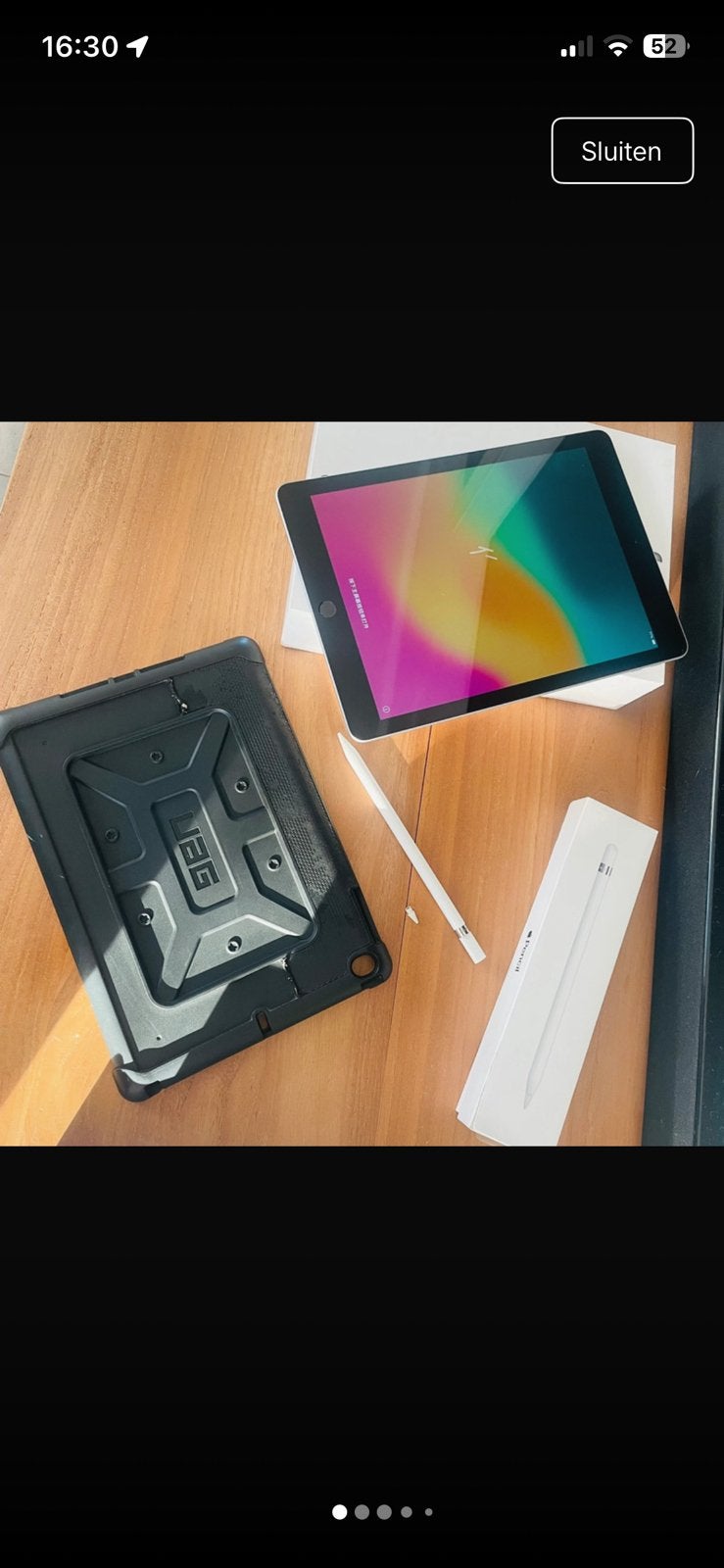 iPad 2018 128GB incl originele Apple Pencil 1e generatie, Ophalen, Zo goed als nieuw, Wi-Fi