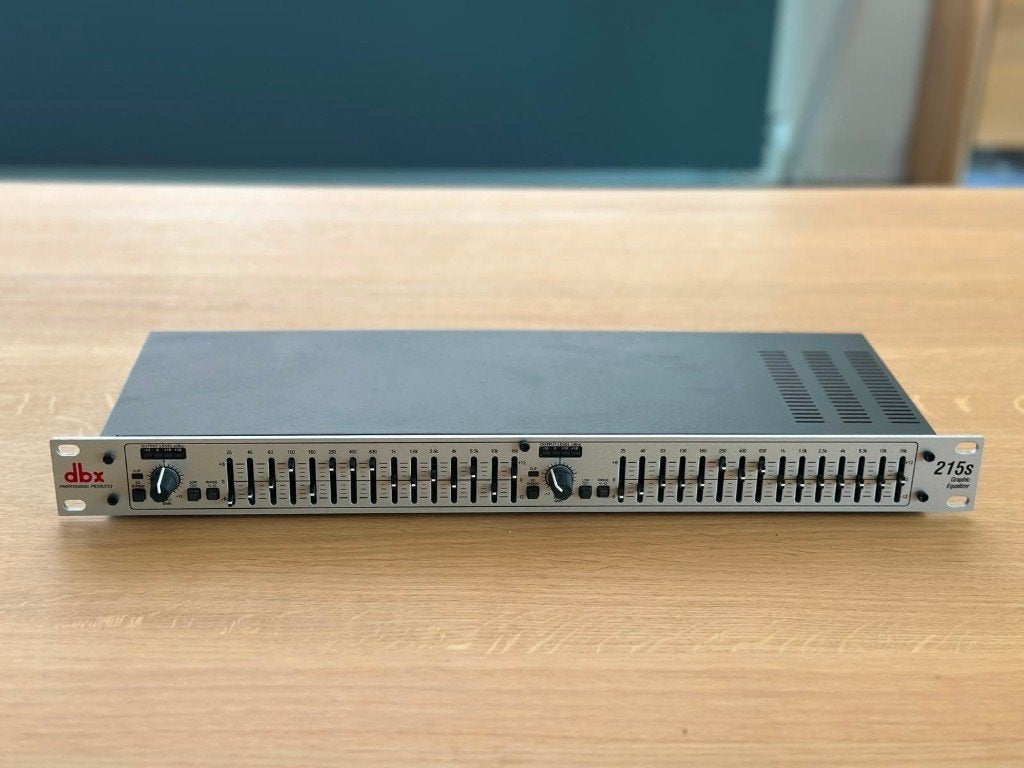 dbx 215S Dual 15-Band Grafische Equalizer, Ophalen, Gebruikt, Stereo