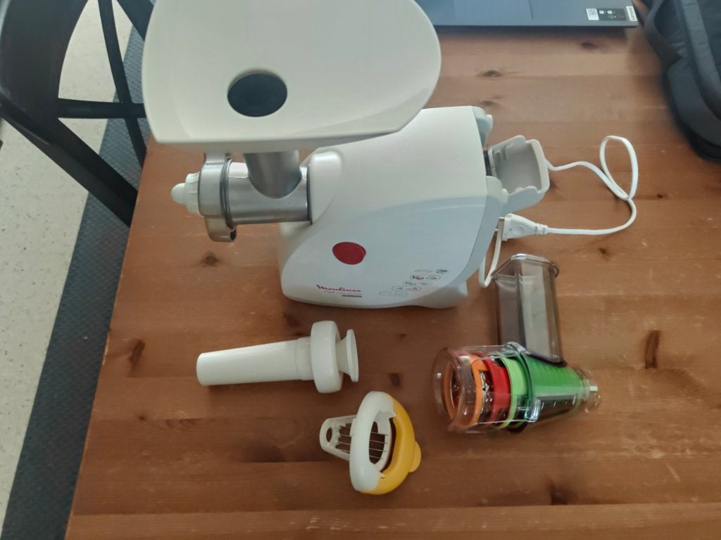 Moulinex HV4 cube express, Ophalen, Zo goed als nieuw, Vaatwasserbestendig, 1 snelheid