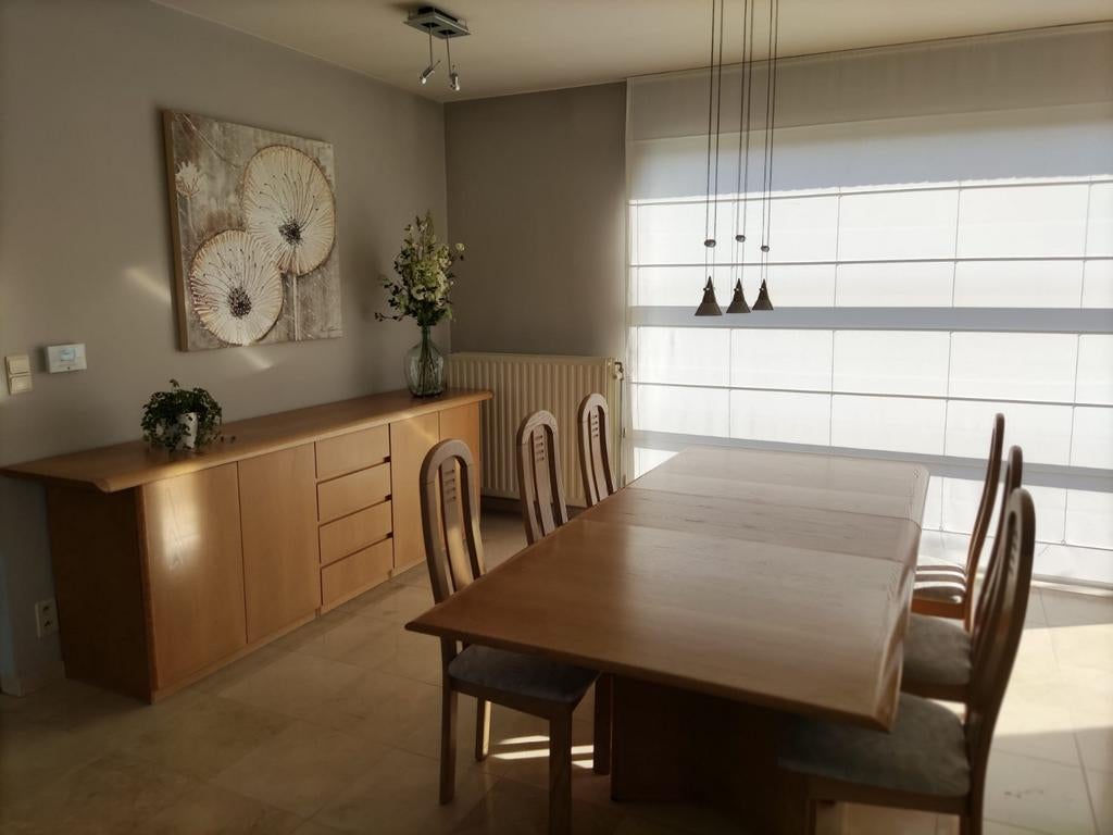 Eettafel verlichting, Ophalen