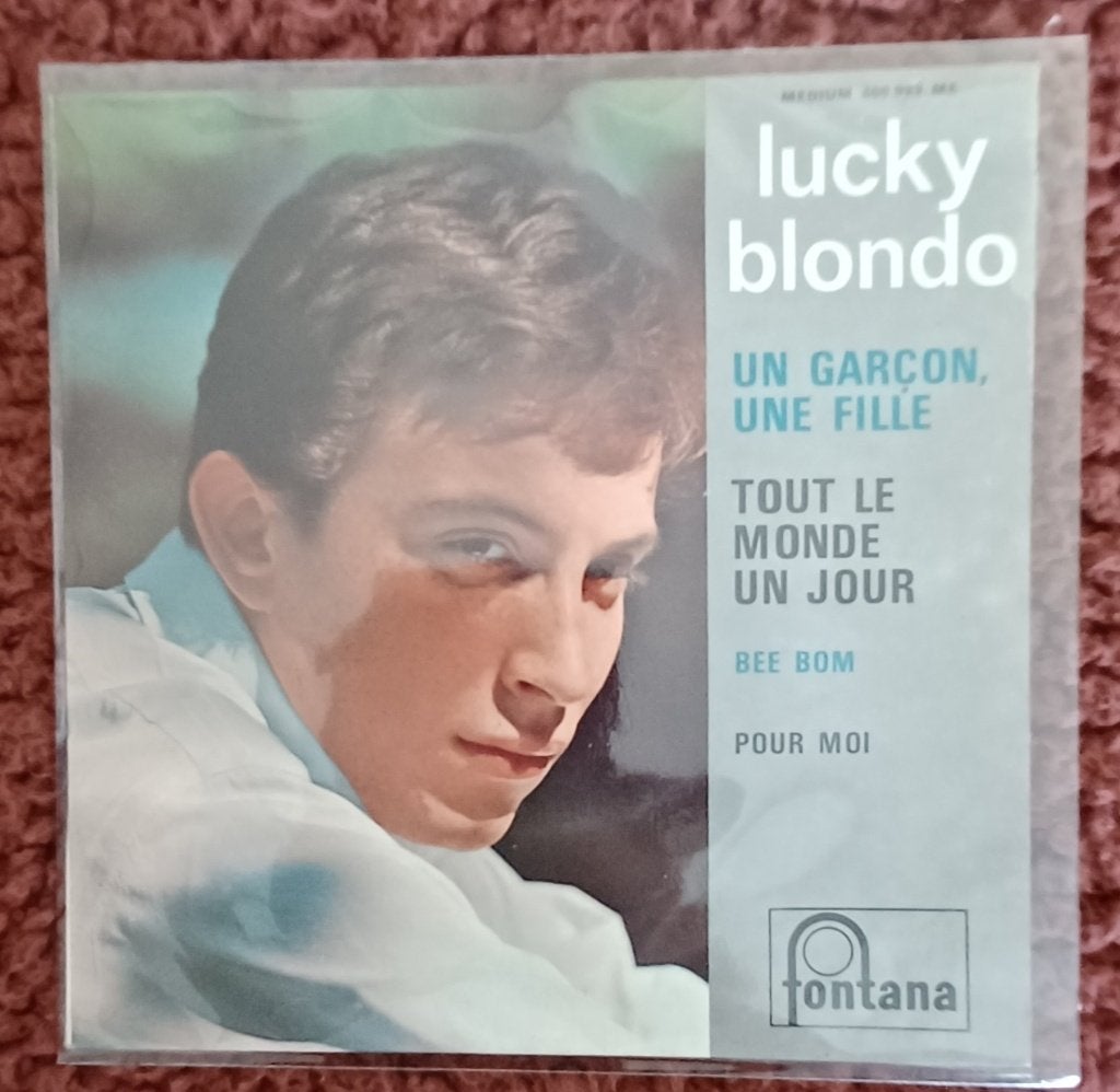 Vinylsingle (EP)// LUCKY BLONDO// Un garçon, une fille//1964, EP, Ophalen of Verzenden, EP