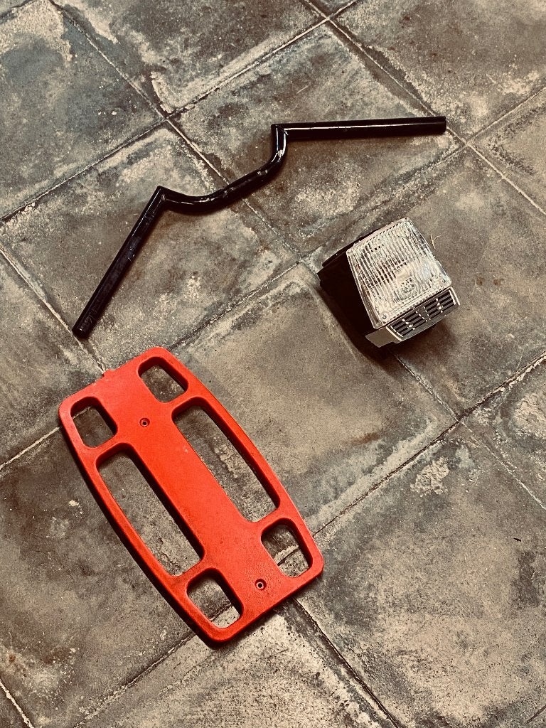 Koplamp Mobylette , M-stuur, Fietsen en Brommers, Brommeronderdelen | Oldtimers, Ophalen, Gebruikt, Koplamp, Overige merken