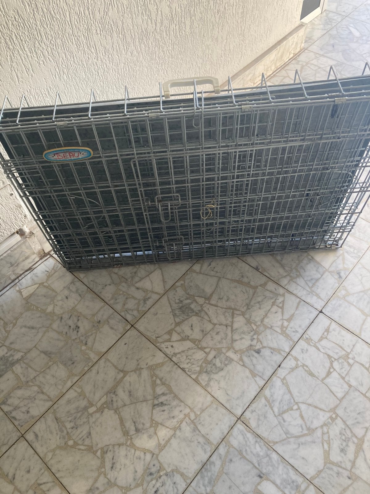 Cage pour chien, Enlèvement, Utilisé