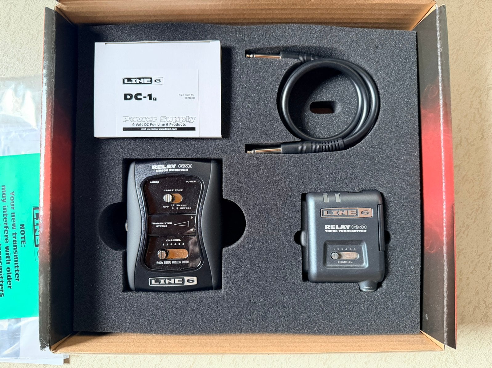 Wireless systeem voor gitaar Line 6 Relay G30, Musique & Instruments, Instruments à corde | Guitares | Électriques, Enlèvement ou Envoi