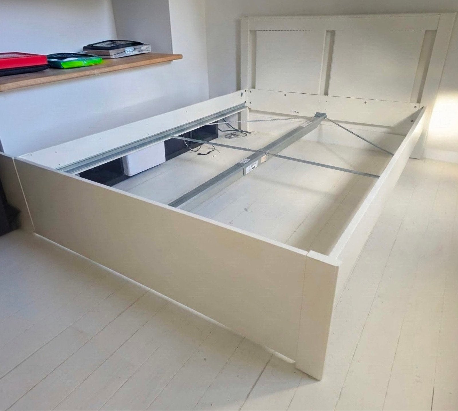 Lit Ikea Songesand 140x200. + 2 sommiers ikea 70x200, Maison & Meubles, 140 cm, Enlèvement, Utilisé, 200 cm
