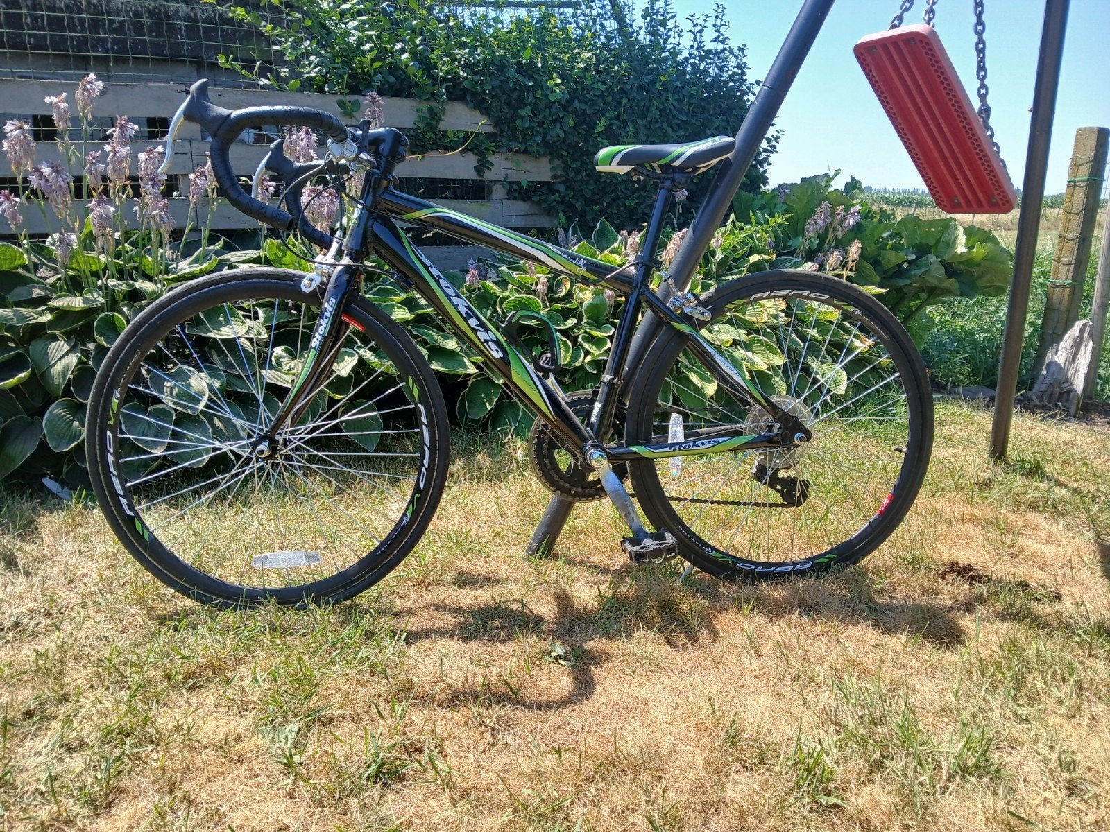 Kinder koersfiets 24 inch, Ophalen
