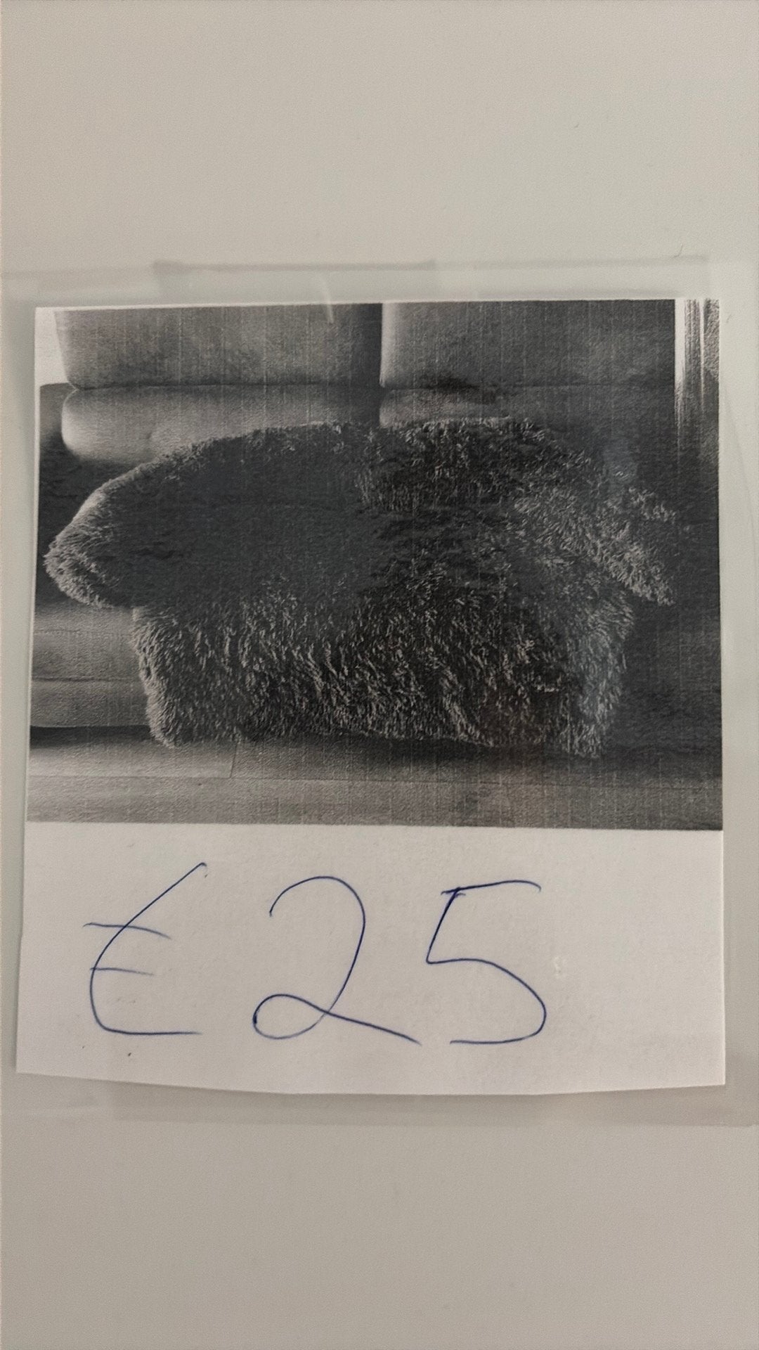 Grote hond mand donker blauw voor op de zetel maat M, Ophalen, Nieuw, Stof