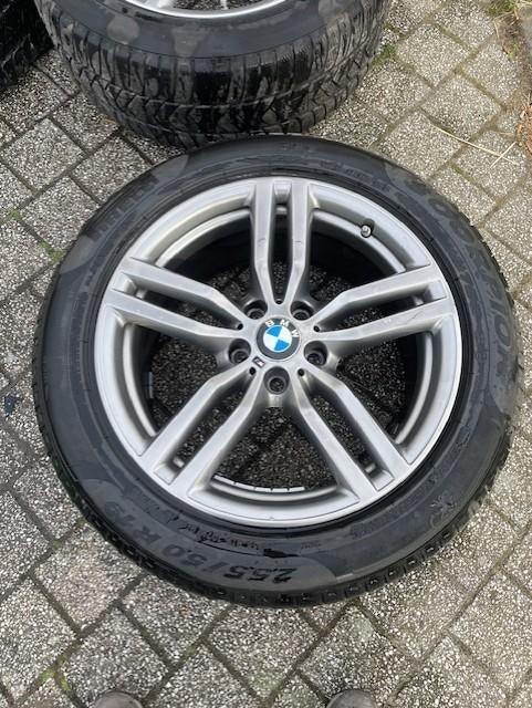 Jantes + pneus BMW X6 X5, Autos : Pièces & Accessoires, Pneus et Jantes, Pneus hiver, 255 mm, Véhicule de tourisme