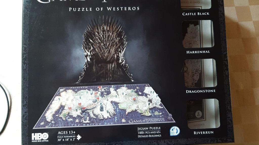 Puzzle 3D de plus de 1400 pièces Game of Thrones Westeros, Enlèvement ou Envoi, Neuf