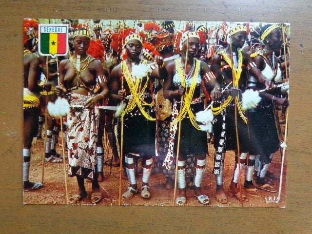 Postkaart Naakt - Senegal, Dance Bassari, Verzenden, Ongelopen, Overige thema's