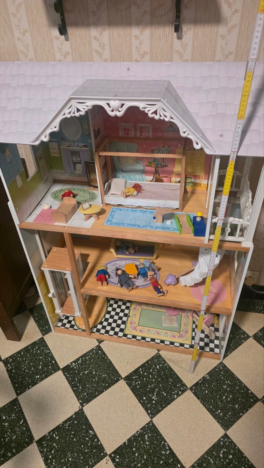 grout poppenhuis, Ophalen, Poppenhuis