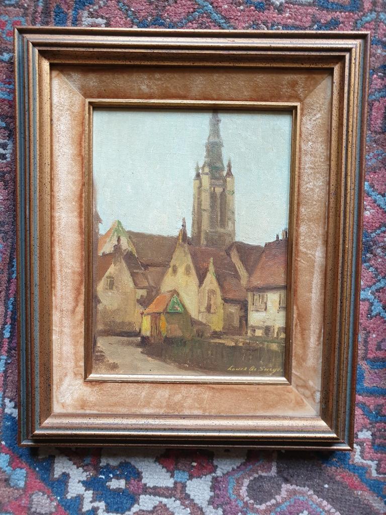 Louis de Saeger Schilderij, Antiek en Kunst, Ophalen of Verzenden