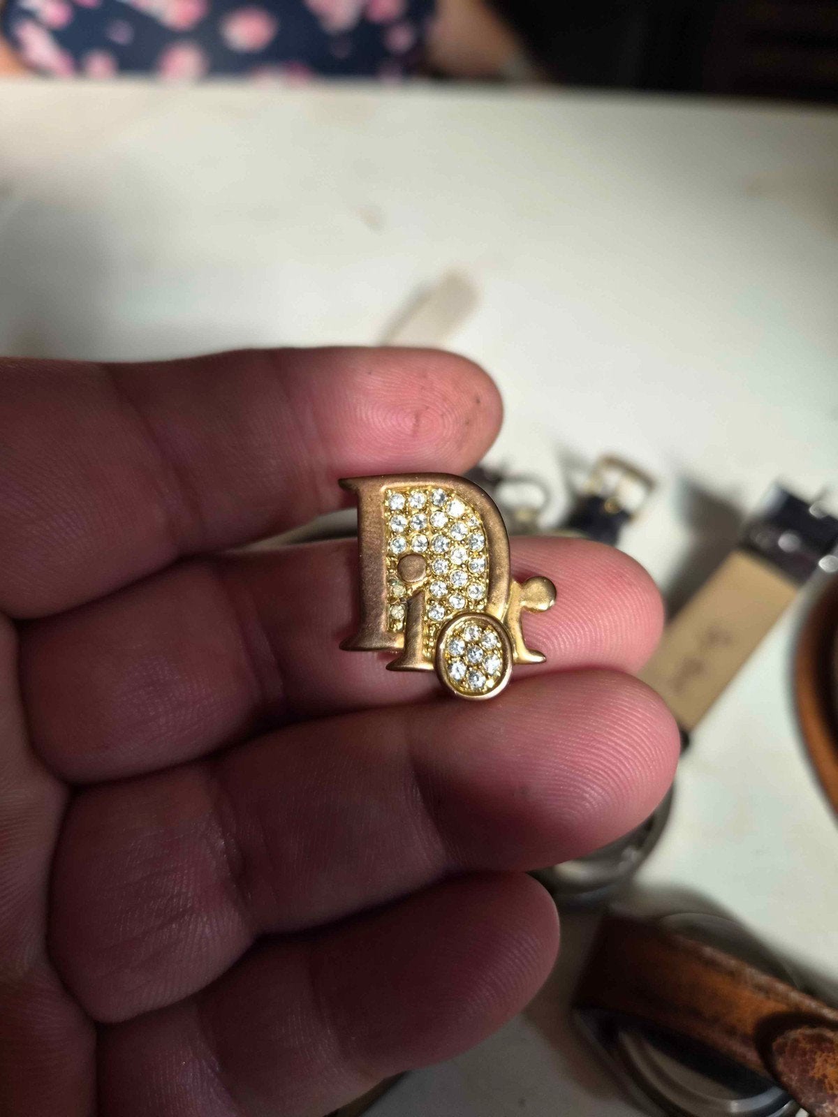 superbe boucles d'oreilles Dior vintage, Enlèvement ou Envoi