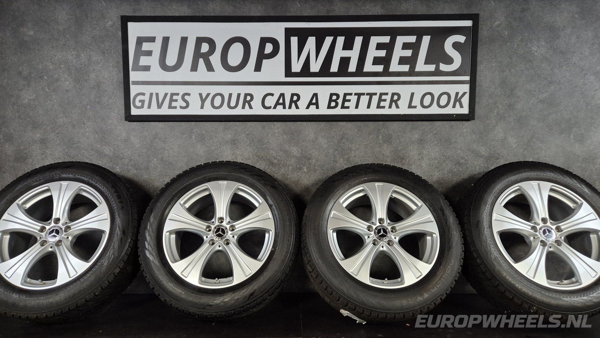 18 inch Mercedes GLC X253 C253 velgen Nokian winterbanden, Pneus et Jantes, Pneus hiver, Véhicule de tourisme, -