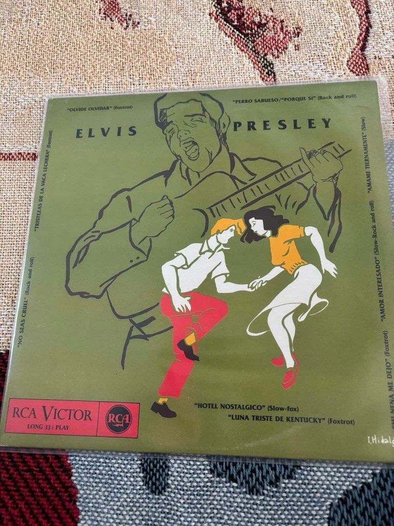 Elvis 10 inch lp, Elvis presley, Chileense persing, 15 euro., LP, 10 inch, Ophalen of Verzenden, Zo goed als nieuw