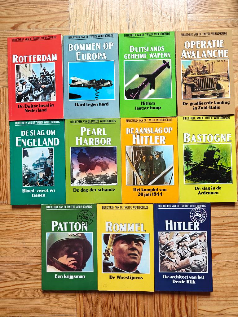 lot oorlogsboeken, Ophalen of Verzenden, Tweede Wereldoorlog, Gelezen