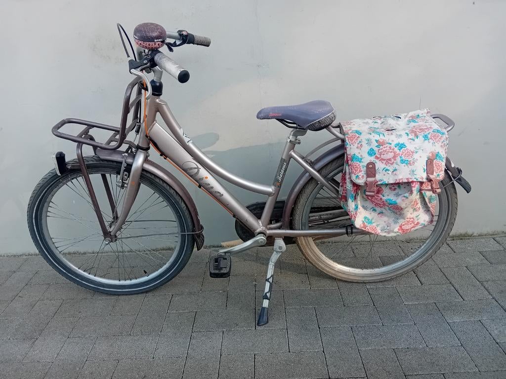 Meisjesfiets alu Batavus Diva 24inch 3speed NIEUWPRIJS 429€, Ophalen, Terugtraprem, Versnellingen, Gebruikt