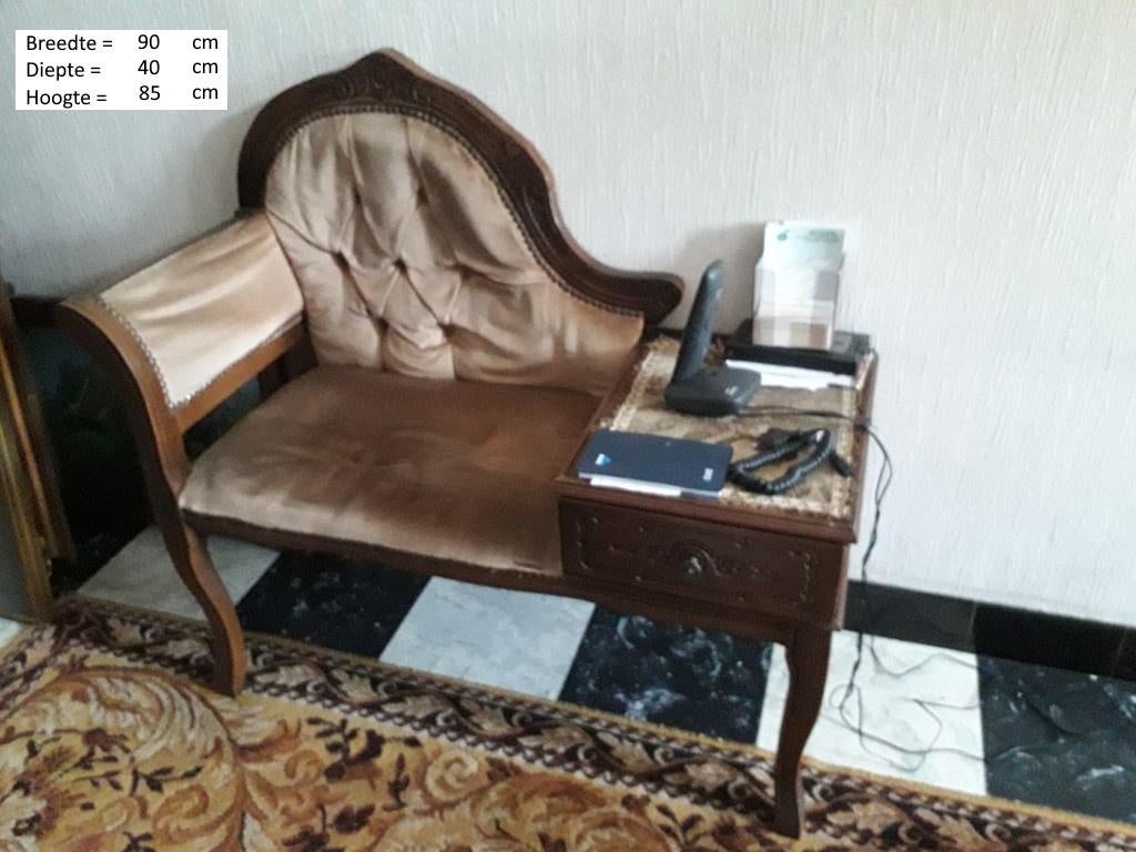 te koop : zitbankje, Enlèvement