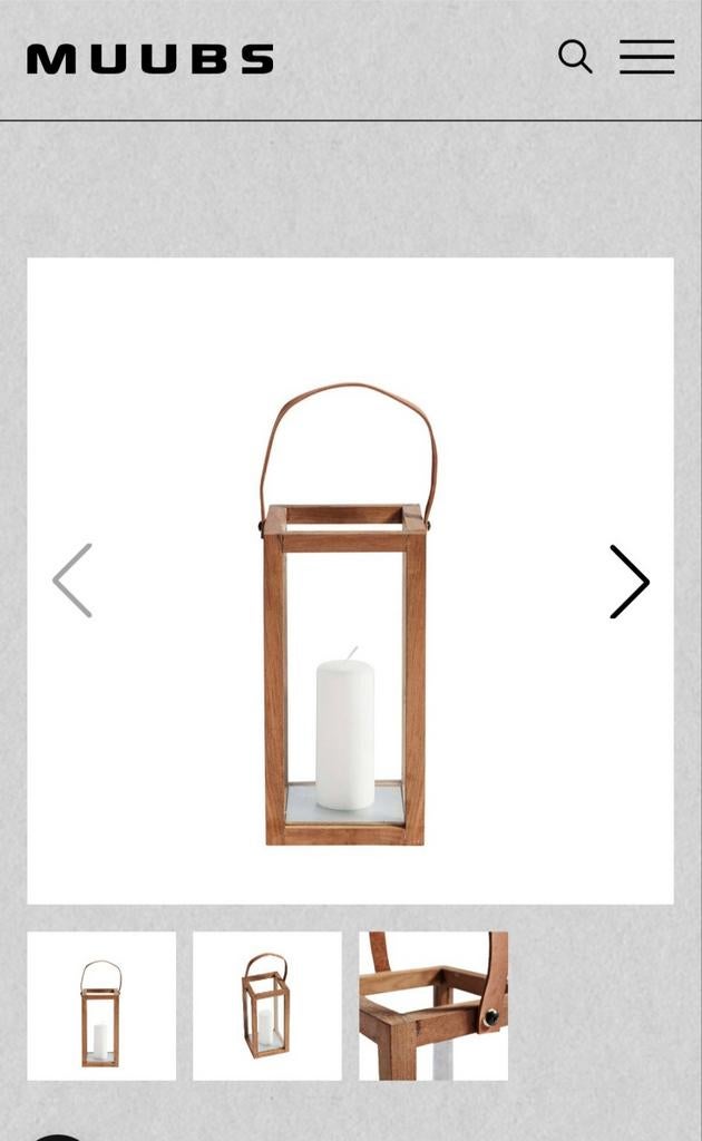 Muubs lantaarn storm s nature, Ophalen