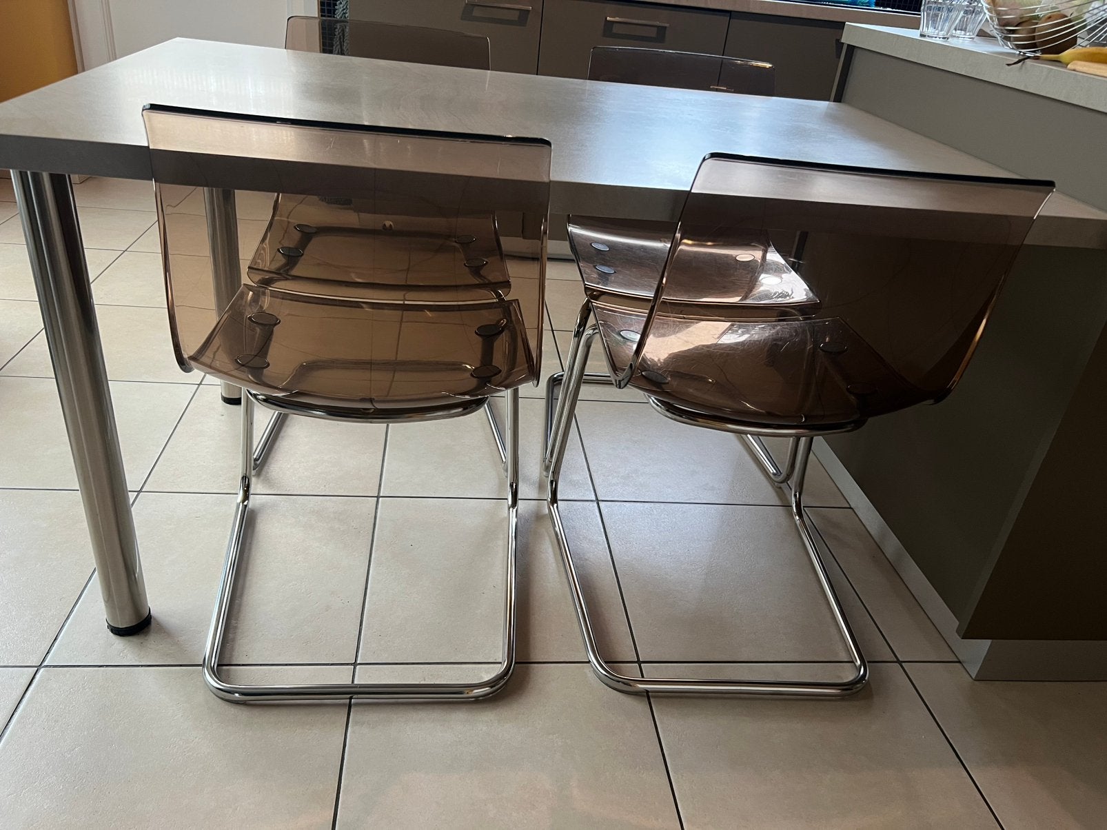 4 ikea tobias stoelen, Maison & Meubles, Enlèvement, Utilisé