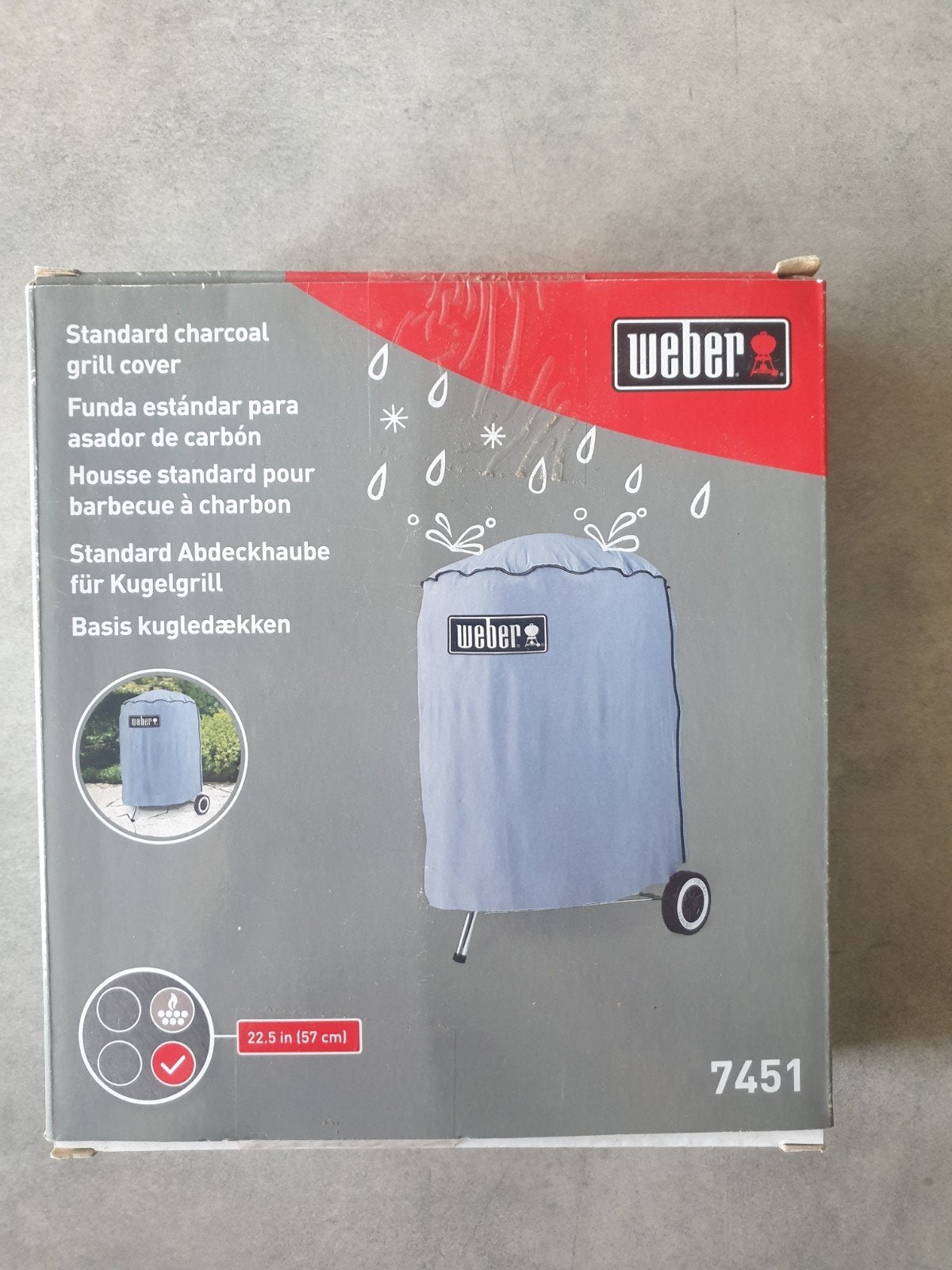 Weber BBQ 57 cm hoes, Ophalen, Nieuw, Weber
