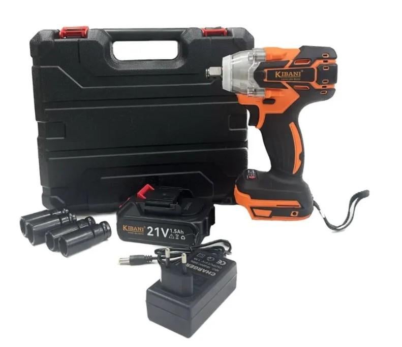 Kibani Slagmoersleutel 21V + bat.  Nieuw in de doos., Ophalen, Nieuw