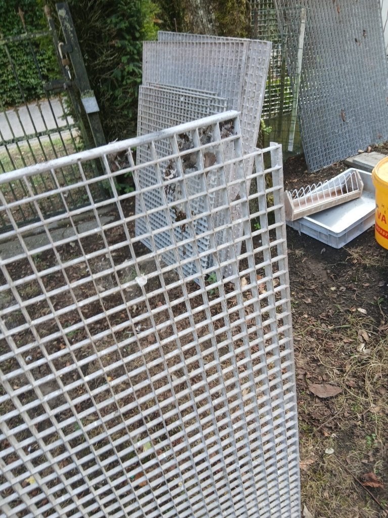 gegalvaniseerde roosters, Doe-het-zelf en Bouw, Metalen, Ophalen, Gebruikt, IJzer