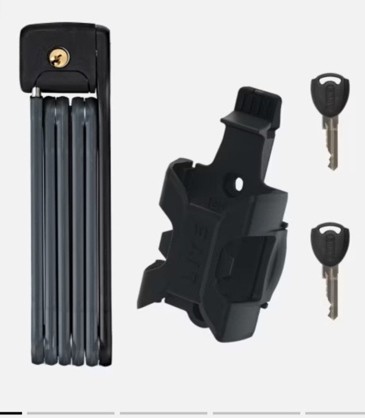 Fietsslot abus, Vélos & Vélomoteurs, Accessoires vélo | Cadenas de vélo, Enlèvement, Comme neuf, Antivol pliant