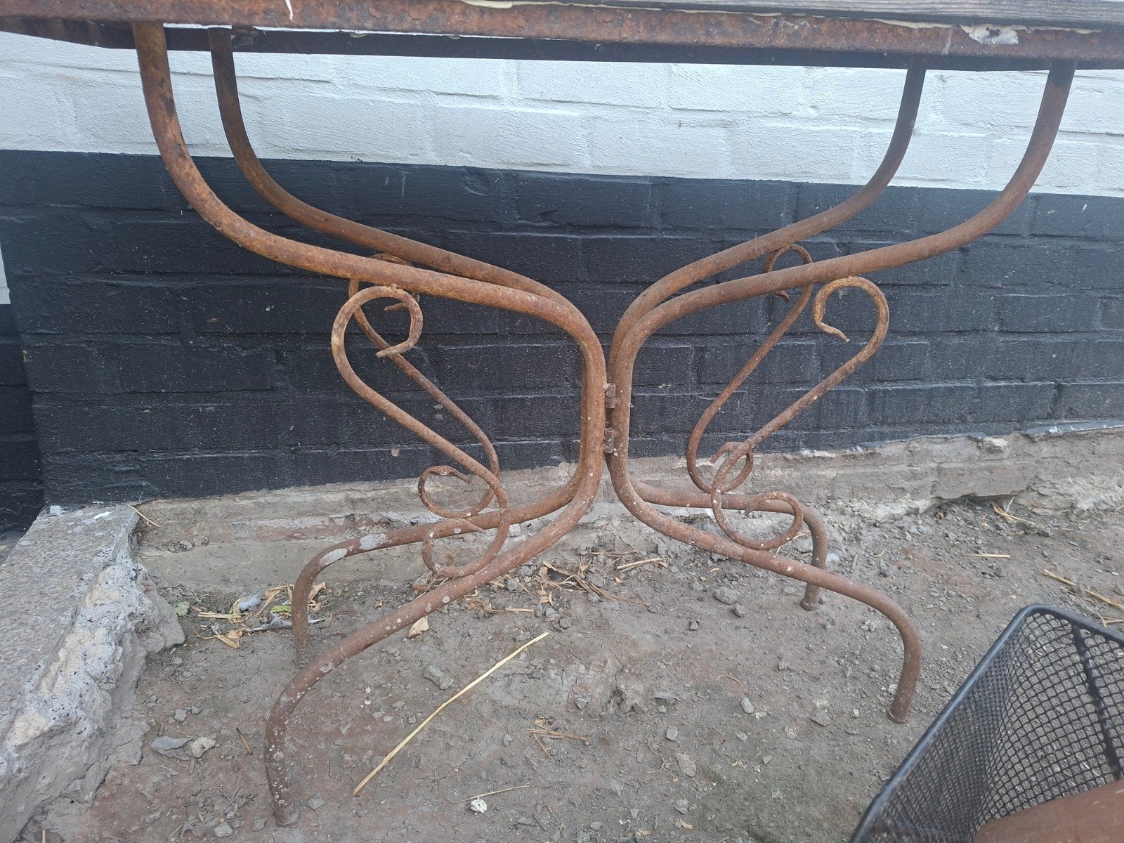 Oude tuintafel, Tuin en Terras, Tuintafels, Ophalen of Verzenden