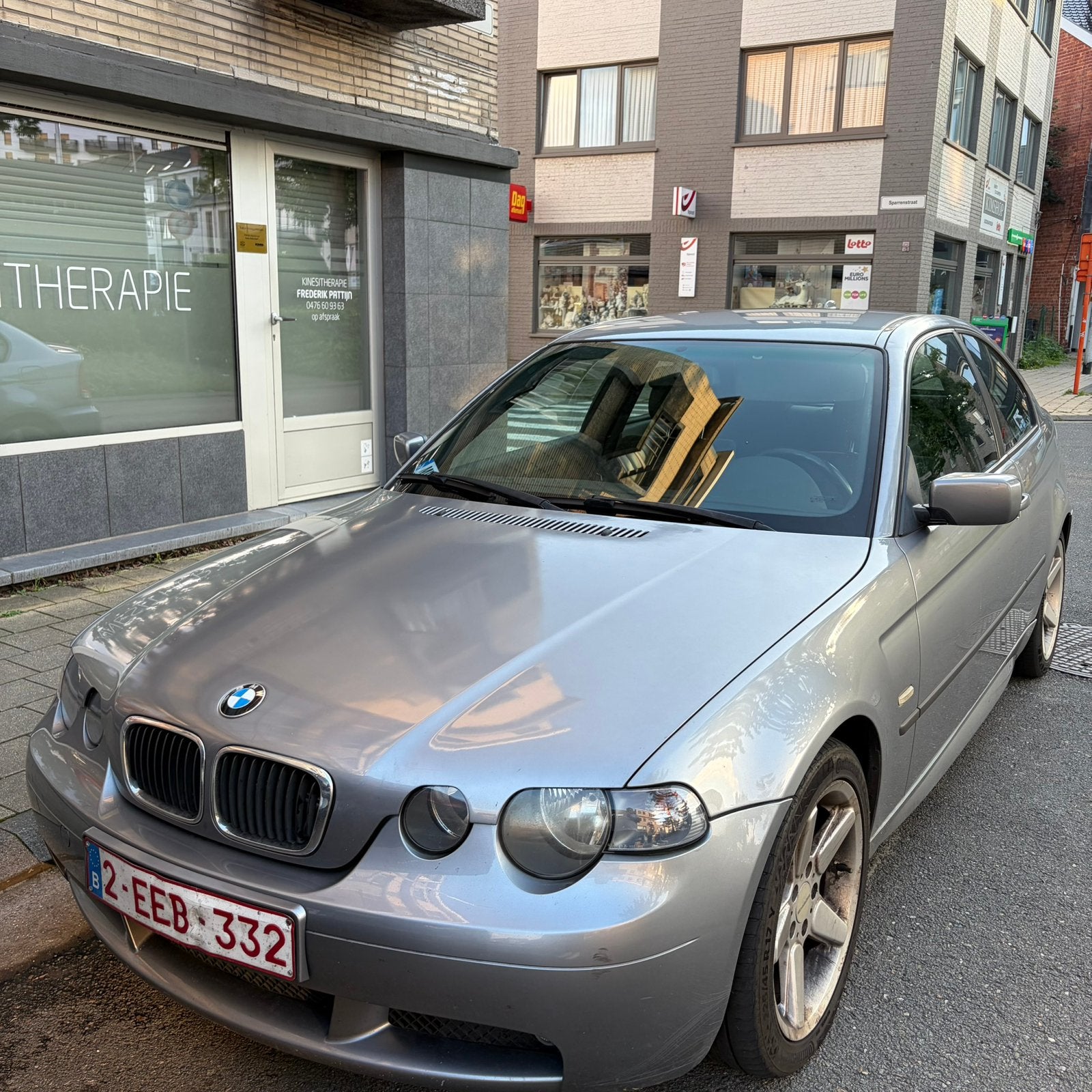 Bmw 316TI compact 1.8 benzine, Auto's, Particulier, 2 deurs, Euro 4, Zilver of Grijs