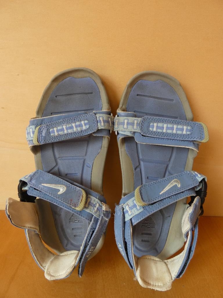 sandalen, Kleding | Dames, Schoenen, Blauw, Nike, Ophalen of Verzenden, Gedragen