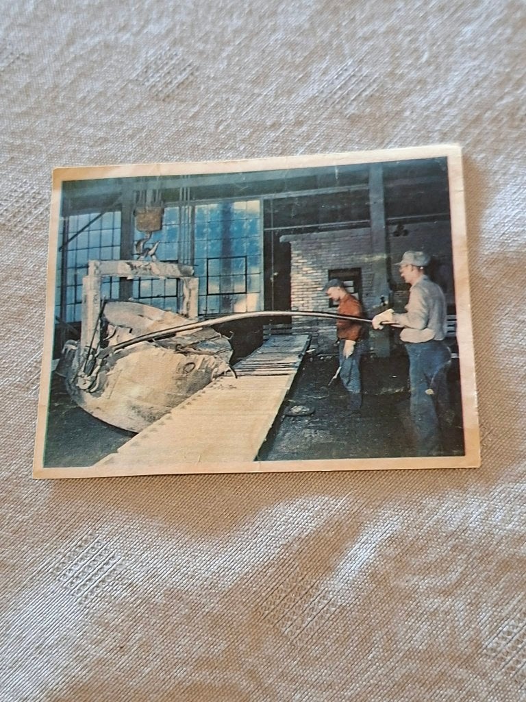 Prentje/Chromo : Staalgieterij / Victoria, Ophalen of Verzenden, Gebruikt, Overige onderwerpen, Prent