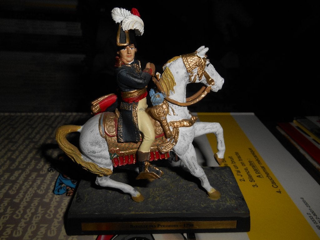 Figurine en plomb Napoléon Bataille des Pyramides 1798, Enlèvement ou Envoi