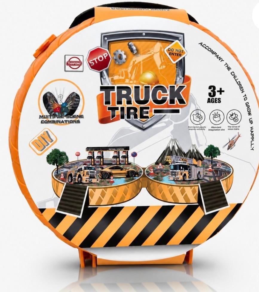 DIY-speelgoed – Miniwereld speelset in stoere truckband, Enlèvement ou Envoi, Neuf