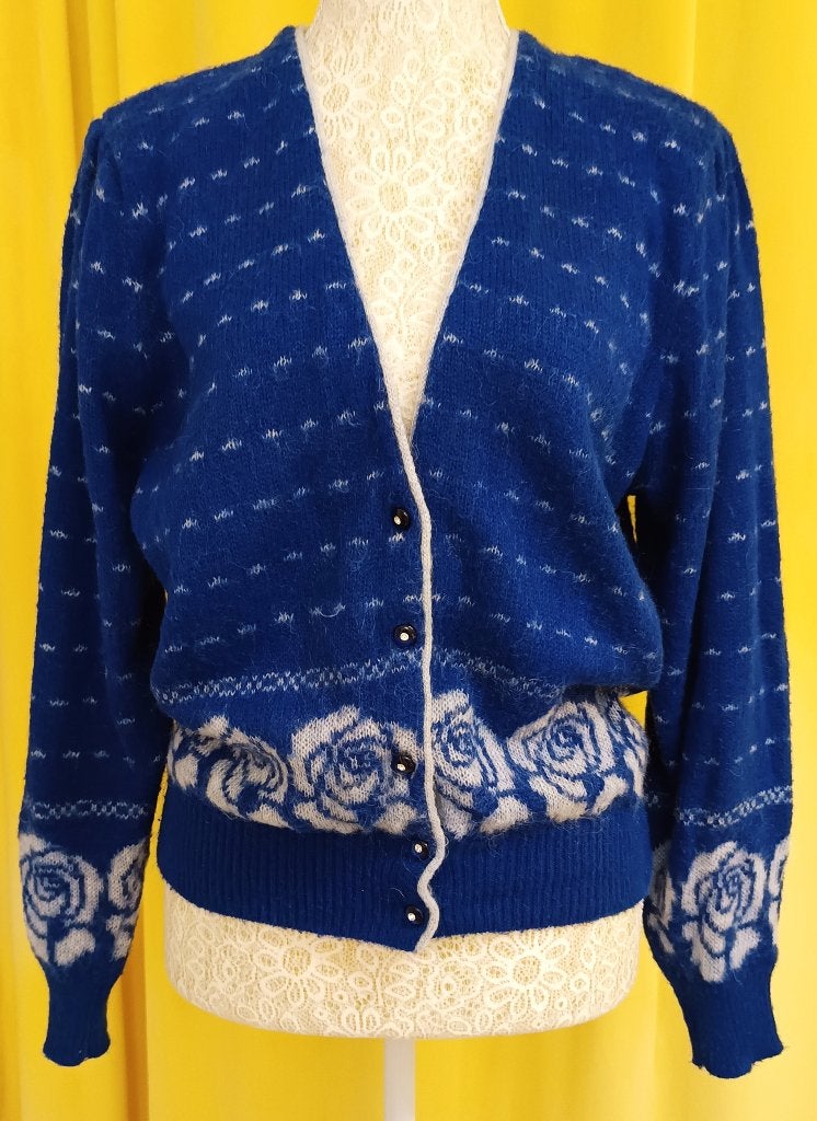 Cardigan. size S/M, Kleding | Dames, Ophalen of Verzenden, Zo goed als nieuw, Maat 38/40 (M), Blauw