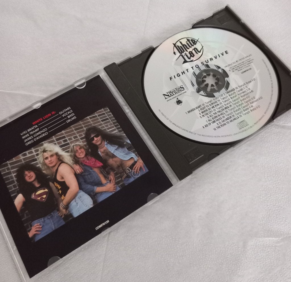 White Lion - Fight to Survive - 1986 - Reedition 1992, CD & DVD, CD | Hardrock & Metal, Heavy metal, Comme neuf, Enlèvement, Réédition