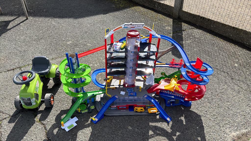 Majorette speelgoed autobaan, Kinderen en Baby's, Racebaan, Zelf te bouwen, Zo goed als nieuw, Elektrisch