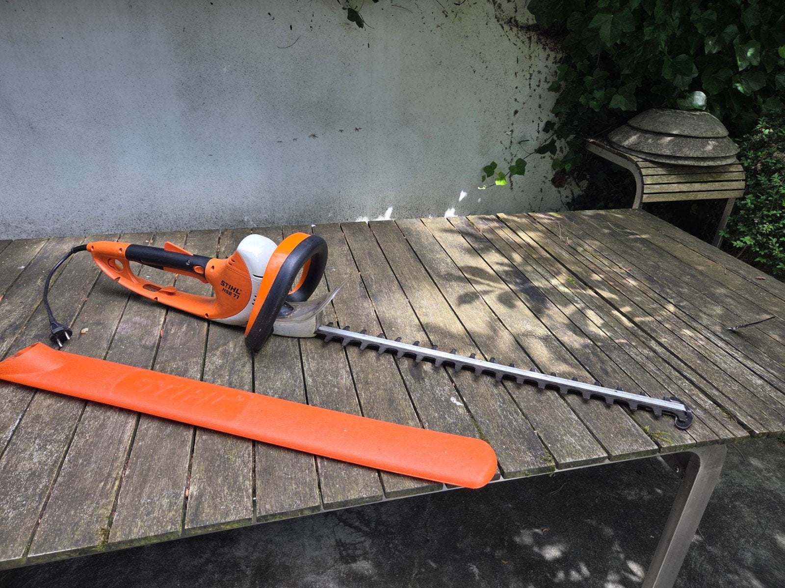 Stihl hse 71, Ophalen