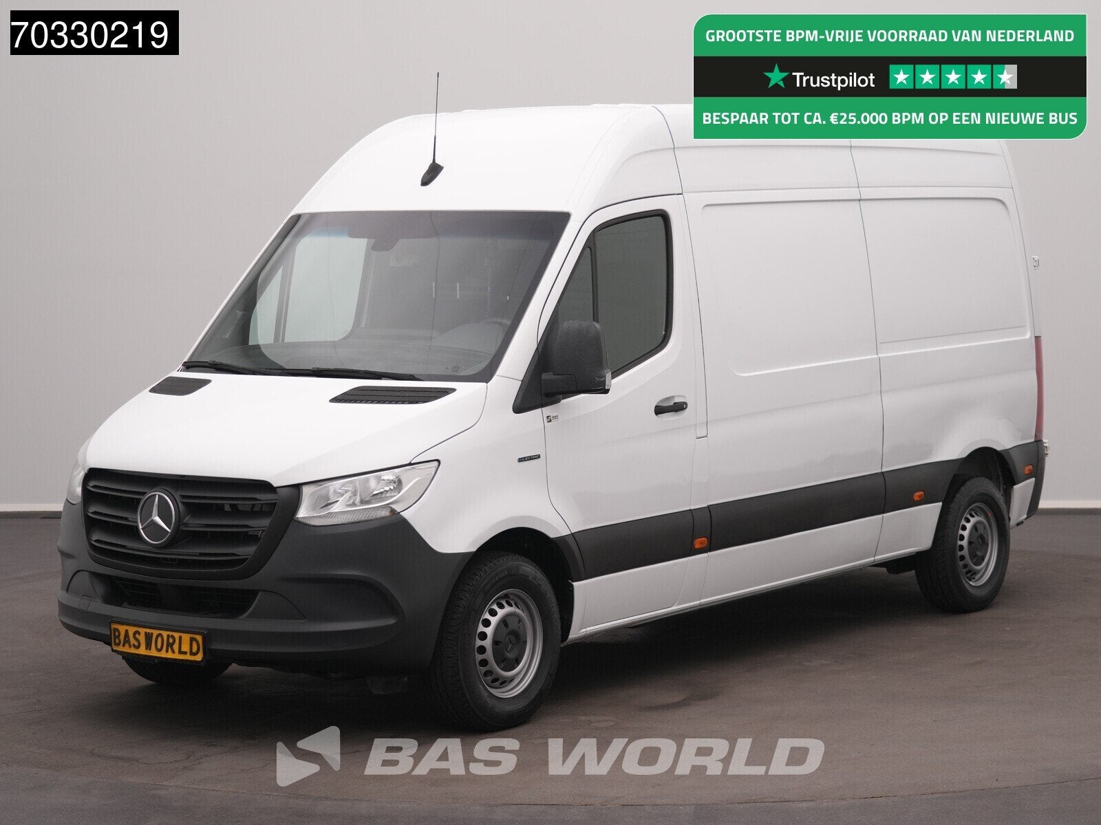 Mercedes eSprinter 312 L2H2 100% Elektrisch 55kWh 145km WLTP, Automaat, Stof, Gebruikt, Mercedes-Benz