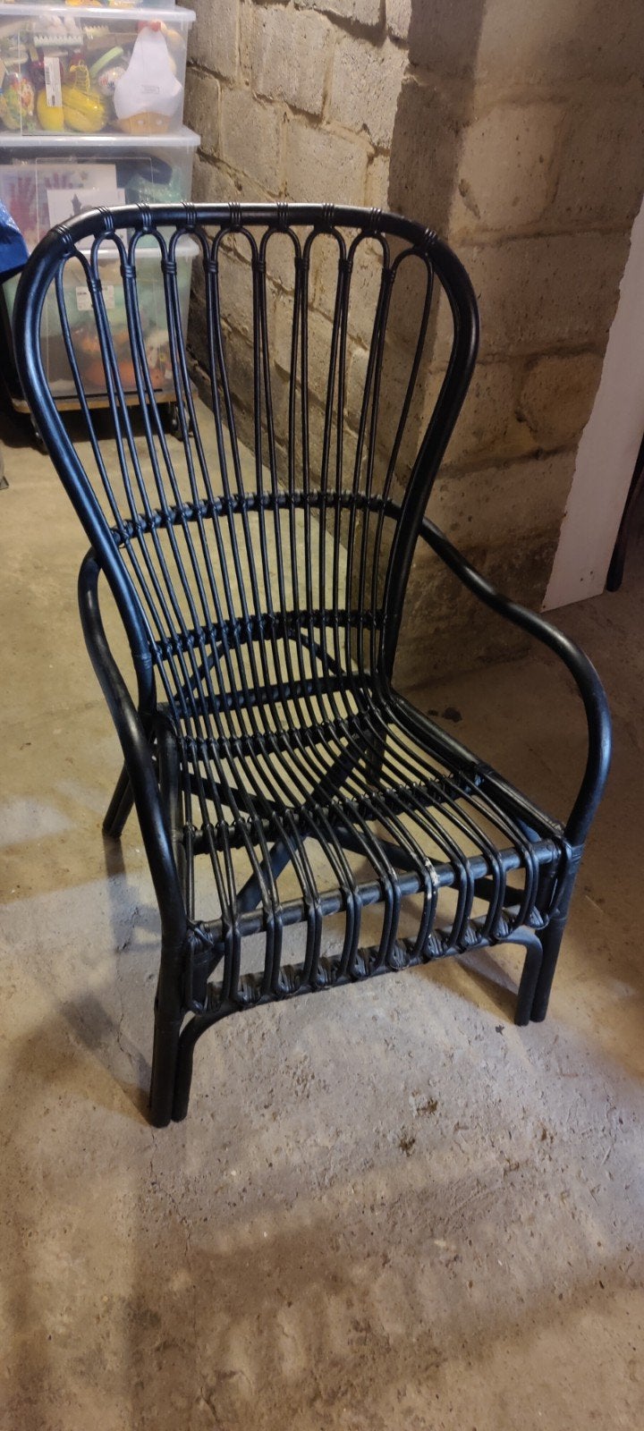 Chaise en rotin, Colonial, Utilisé, Bois, Une