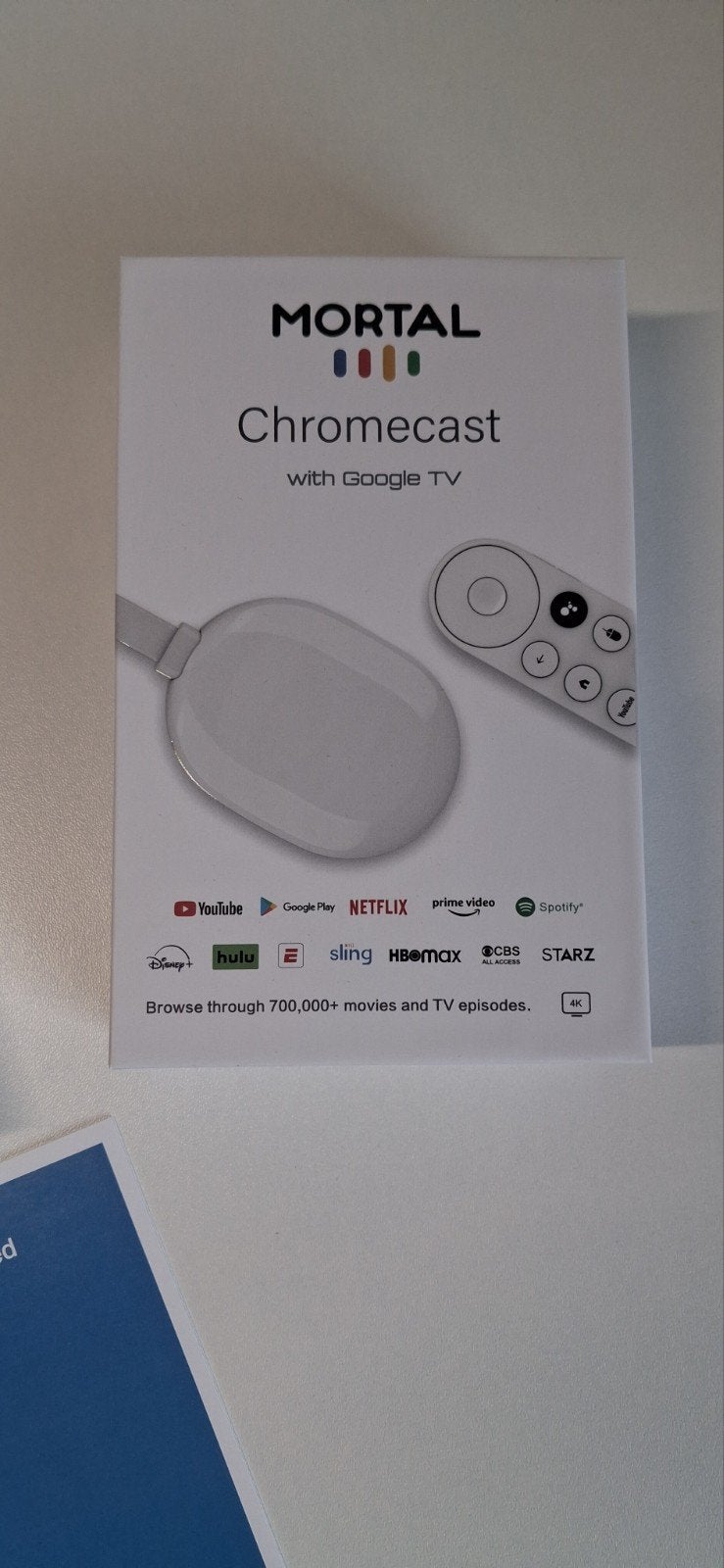 Mortal chromecast met Google tv, Ophalen, Nieuw