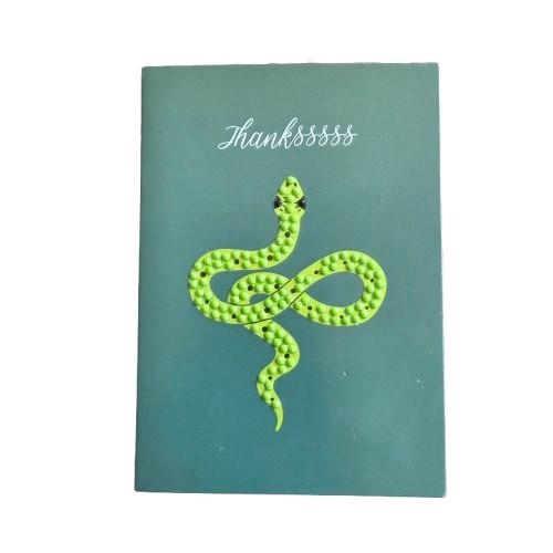 Wenskaart bedankt, Hobby & Loisirs créatifs, Cartes | Maison | Fabrication artisanale, Neuf, Enlèvement ou Envoi