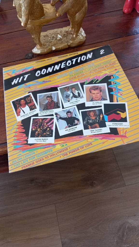 vinyl 33T hit connection 1985 david bowie,alphaville, Enlèvement, Comme neuf, Pop