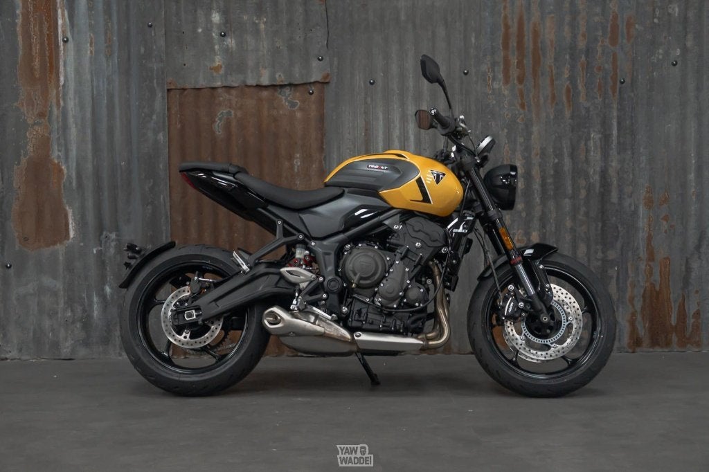 Triumph Trident 660- 2026- Cosmic yellow, Motoren, Motoren | Triumph, Bedrijf, Naked bike, meer dan 35 kW, 3 cilinders, Minimaal motorrijbewijs A2