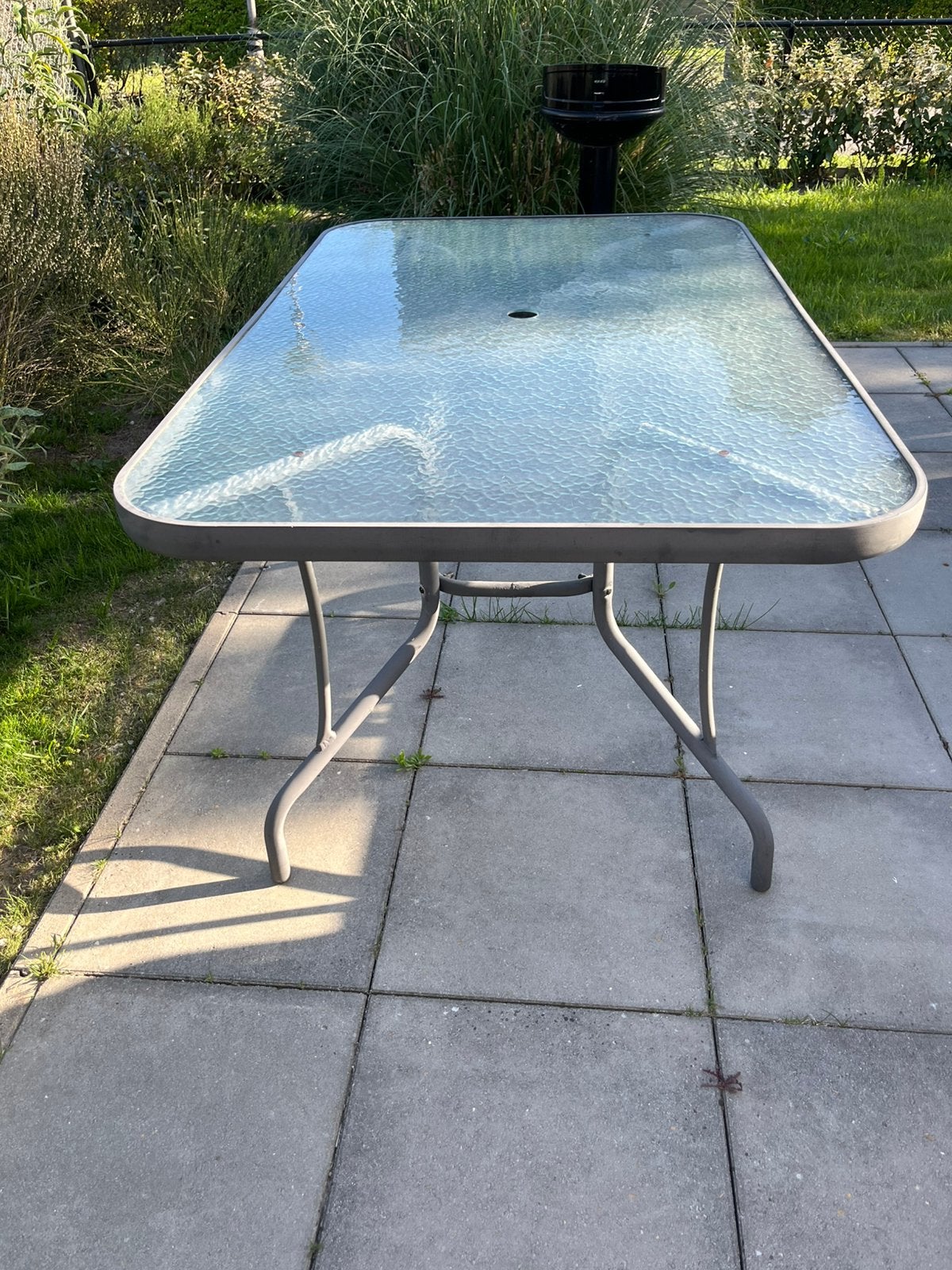 Tuintafel, Tuin en Terras, Ophalen, Gebruikt, Vierkant