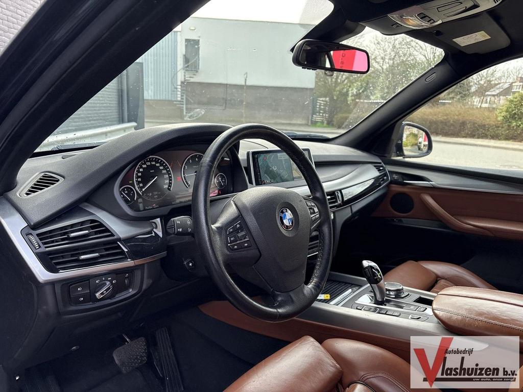 BMW X5 xDrive40e High Executive | Leder | Climate | Cruise |, Auto's, BMW, Automaat, 77 g/km, Blauw, Navigatiesysteem