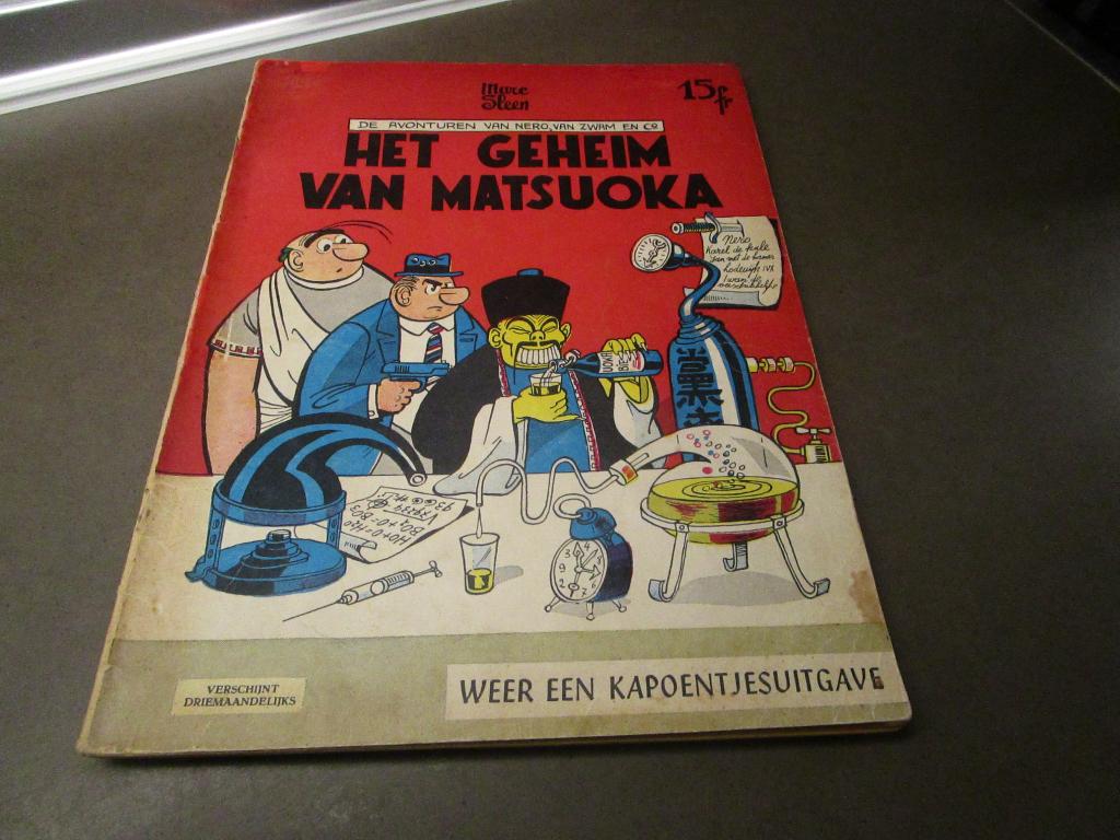 Nero - Het geheim van Matsuoka - 1961, Enlèvement ou Envoi, Marc Sleen, Une BD, Utilisé